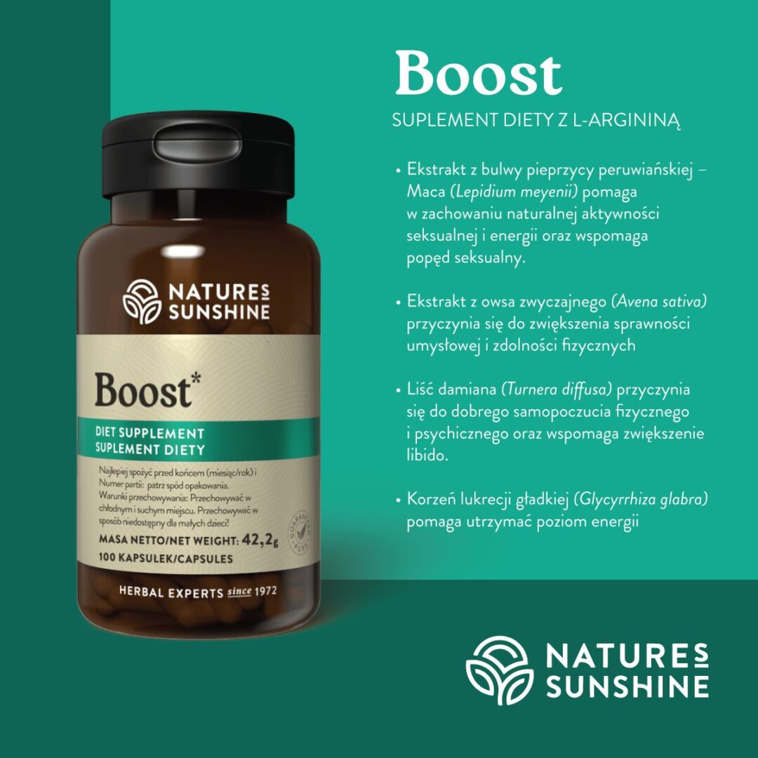 Boost (100 kaps.) Nature's Sunshine NSP 2 Boost (100 kaps.) Nature's Sunshine NSP